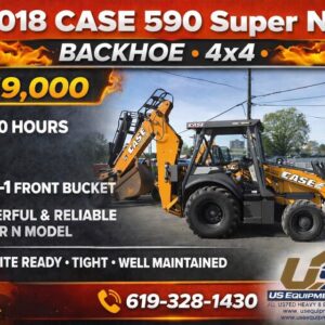 2018 CASE 590SN Backhoe